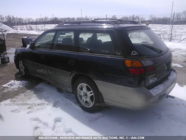 4S3BH675737603173 - 2003 SUBARU LEGACY OUTBACK AWP 蓝色 照片 3