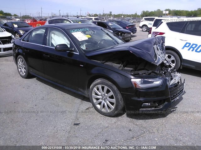 WAUBFAFLXFN043042 - 2015 AUDI A4 PREMIUM BLACK photo 1