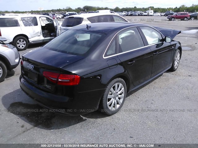 WAUBFAFLXFN043042 - 2015 AUDI A4 PREMIUM BLACK photo 4