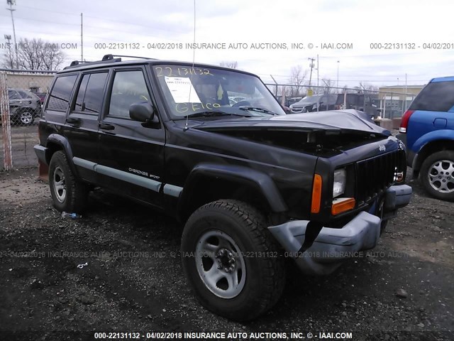 1J4FF68S8XL612600 - 1999 JEEP CHEROKEE SPORT/CLASSIC შავი ფოტო 1