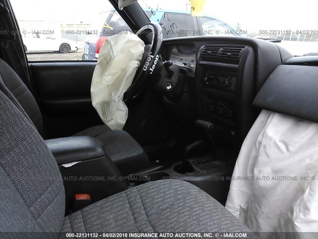 1J4FF68S8XL612600 - 1999 JEEP CHEROKEE SPORT/CLASSIC შავი ფოტო 5