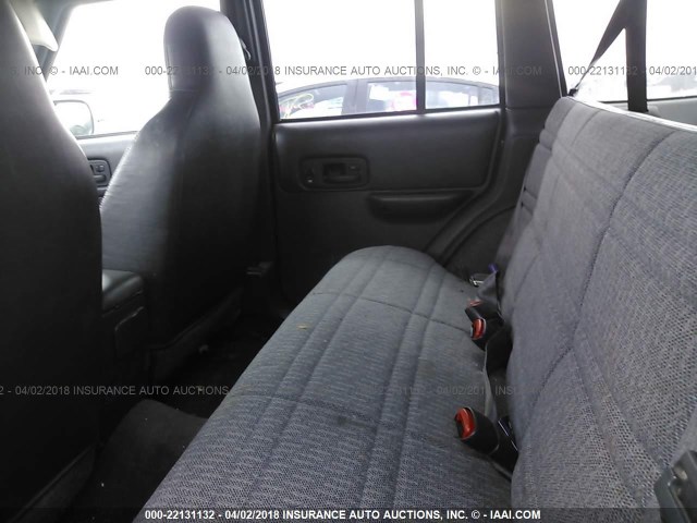 1J4FF68S8XL612600 - 1999 JEEP CHEROKEE SPORT/CLASSIC შავი ფოტო 8