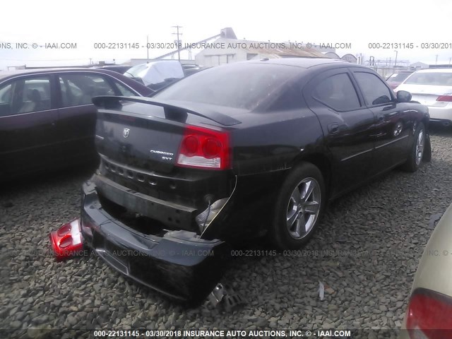 2B3CA3CV4AH128209 - 2010 DODGE CHARGER SXT BLACK photo 4