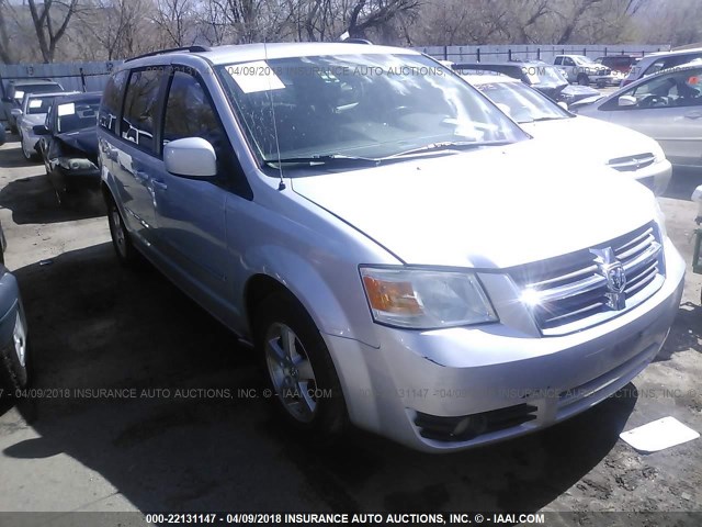 2D8HN54149R578644 - 2009 DODGE GRAND CARAVAN SXT SILVER photo 1