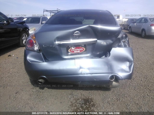 1N4AL2AP9CN429119 - 2012 NISSAN ALTIMA S BLUE photo 6