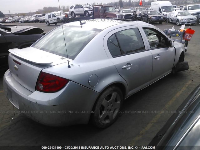 1G1AF5F59A7205501 - 2010 CHEVROLET COBALT 2LT SILVER photo 4