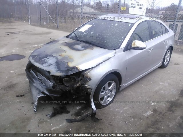 1G1PE5SB6G7114705 - 2016 CHEVROLET CRUZE LIMITED LT SILVER photo 2