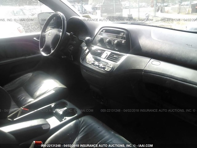 5FNRL38617B112682 - 2007 HONDA ODYSSEY EXL ლურჯი ფოტო 5