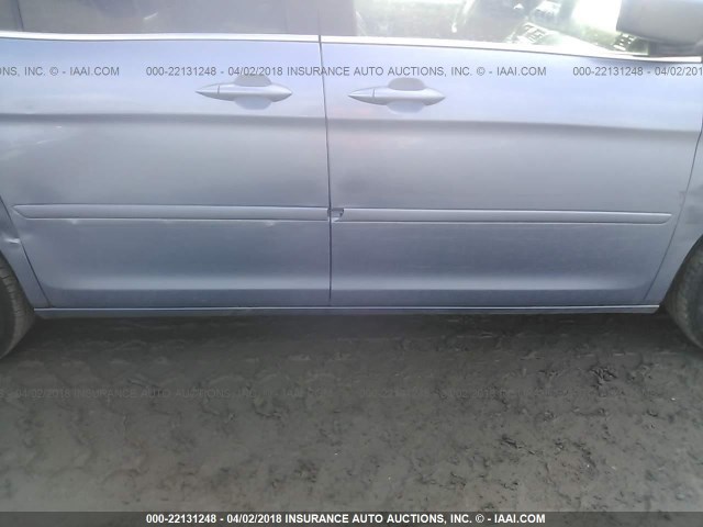 5FNRL38617B112682 - 2007 HONDA ODYSSEY EXL ლურჯი ფოტო 6