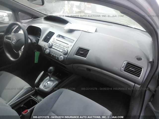 1HGFA16808L074864 - 2008 HONDA CIVIC EX SILVER photo 5