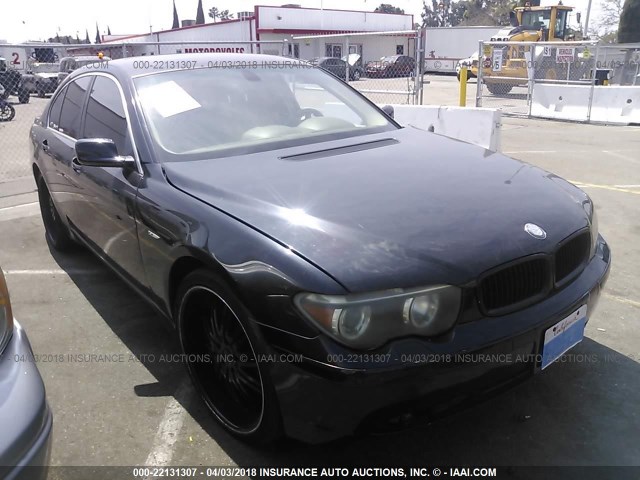 WBAGL63432DP61105 - 2002 BMW 745 I BLACK photo 1