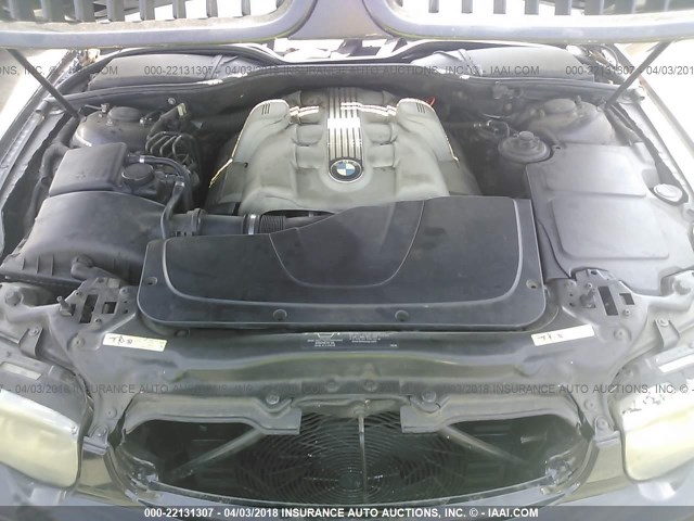 WBAGL63432DP61105 - 2002 BMW 745 I BLACK photo 10