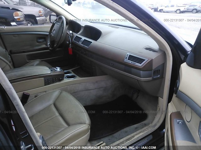 WBAGL63432DP61105 - 2002 BMW 745 I BLACK photo 5