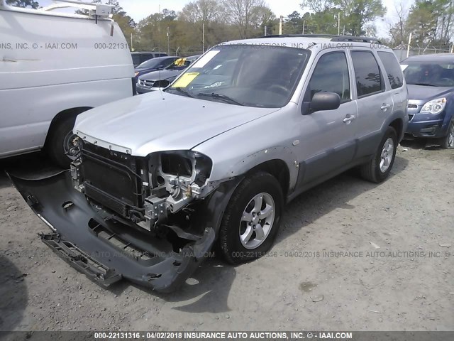 4F2YZ02Z45KM54817 - 2005 MAZDA TRIBUTE I SILVER photo 2