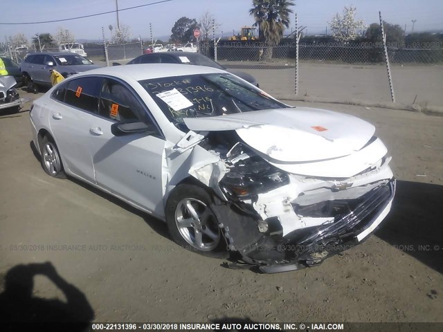1G1ZB5ST8HF133936 - 2017 CHEVROLET MALIBU LS 白色 照片 1