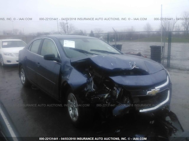 1G11B5SLXEF262124 - 2014 CHEVROLET MALIBU LS BLUE photo 1