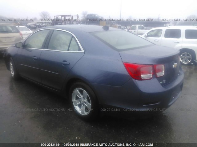 1G11B5SLXEF262124 - 2014 CHEVROLET MALIBU LS BLUE photo 3