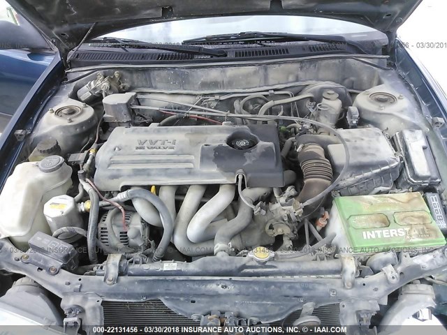 1Y1SK54841Z437718 - 2001 CHEVROLET GEO PRIZM LSI BLUE photo 10