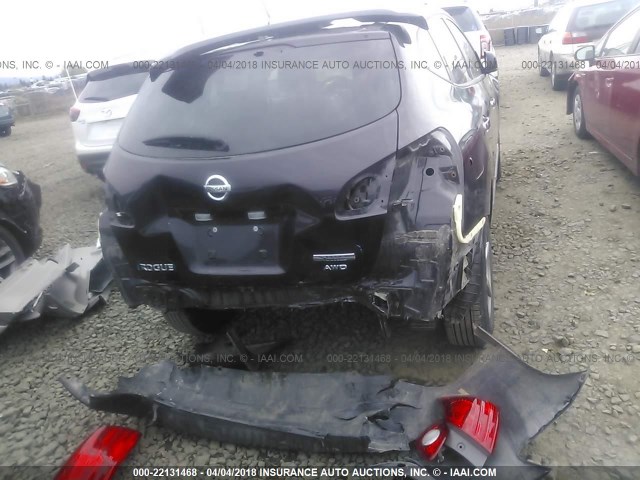 JN8AS5MV3DW665435 - 2013 NISSAN ROGUE S/SV PURPLE photo 6