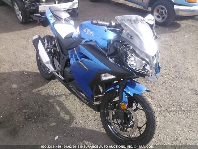 JKAEX8A1XHDA31099 - 2017 KAWASAKI EX300 A BLUE photo 1