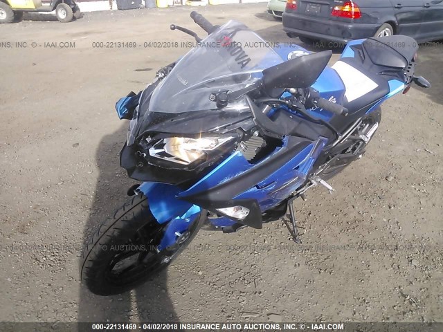 JKAEX8A1XHDA31099 - 2017 KAWASAKI EX300 A BLUE photo 2