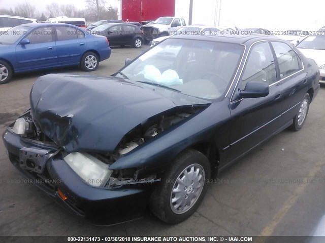 1HGCD5650TA276969 - 1996 HONDA ACCORD EX/EX-R Dark Blue photo 2