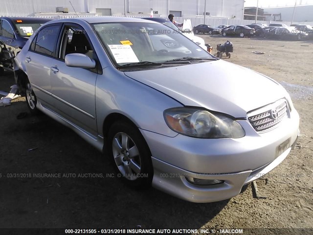 1NXBR32E48Z006523 - 2008 TOYOTA COROLLA CE/LE/S SILVER photo 1