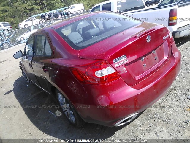 JS2RE9A33D6100088 - 2013 SUZUKI KIZASHI SE RED photo 3