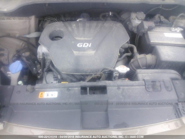 KNDJN2A29F7122289 - 2015 KIA SOUL ყავისფერი ფოტო 10