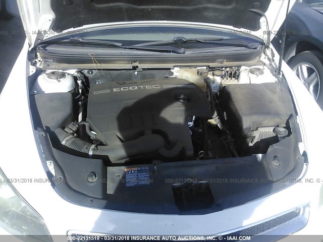 1G1ZB5EB8AF124405 - 2010 CHEVROLET MALIBU LS 白色 照片 10