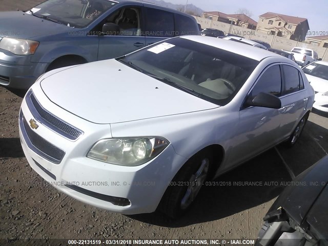 1G1ZB5EB8AF124405 - 2010 CHEVROLET MALIBU LS 白色 照片 2