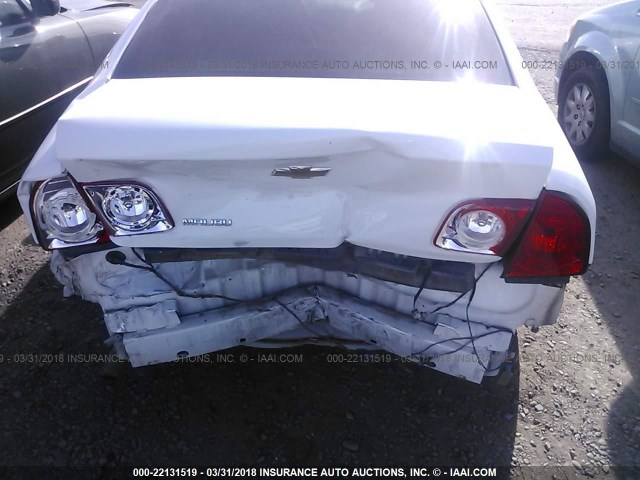 1G1ZB5EB8AF124405 - 2010 CHEVROLET MALIBU LS 白色 照片 6