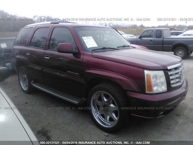 1GYEK63N82R190164 - 2002 CADILLAC ESCALADE LUXURY RED photo 1