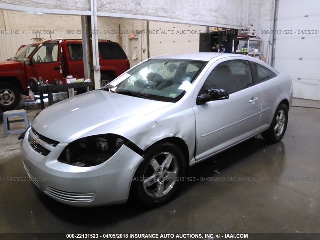 1G1AF1F54A7191595 - 2010 CHEVROLET COBALT 2LT SILVER photo 2