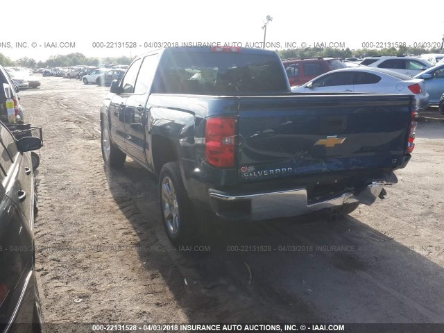 3GCPCREC7HG418964 - 2017 CHEVROLET SILVERADO C1500 LT BLUE photo 3