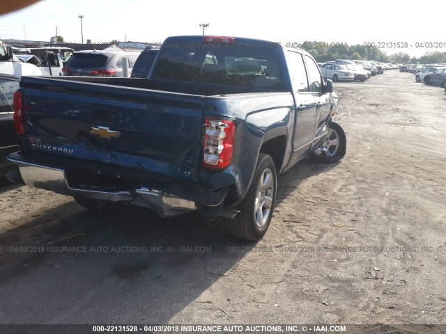 3GCPCREC7HG418964 - 2017 CHEVROLET SILVERADO C1500 LT BLUE photo 4