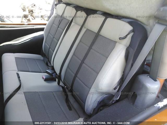 1J4AA2D16AL208961 - 2010 JEEP WRANGLER SPORT برتقالي صورة 8