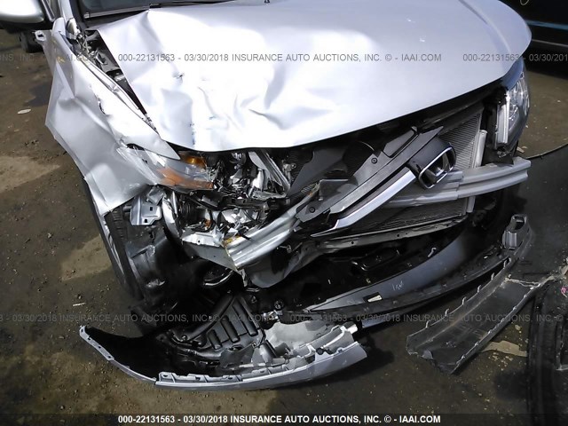 5FNRL5H6XFB011991 - 2015 HONDA ODYSSEY EXL ვერცხლისფერი ფოტო 6