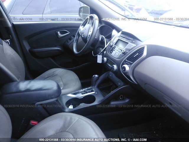 KM8JU3AC3CU469028 - 2012 HYUNDAI TUCSON GLS/LIMITED 棕色 照片 5