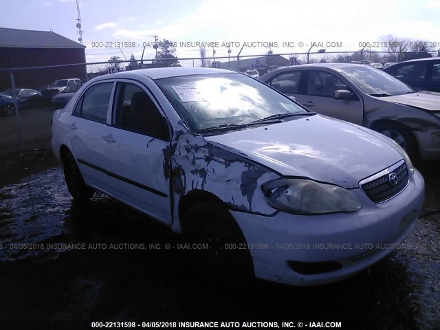 2T1BR32E85C555932 - 2005 TOYOTA COROLLA CE/LE/S WHITE photo 1