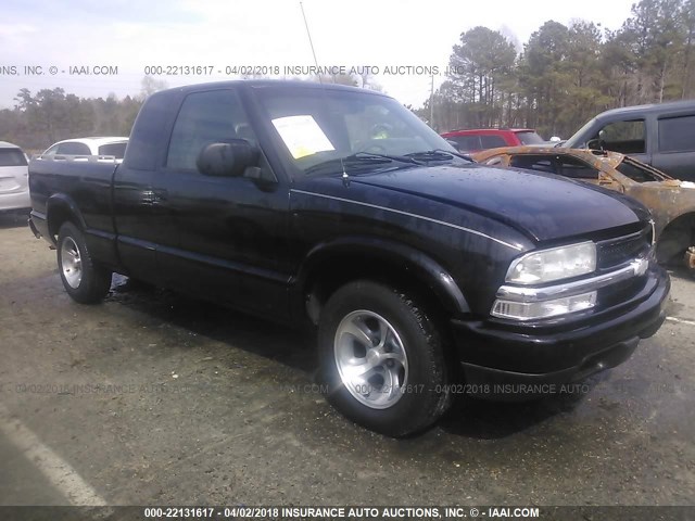 1GCCS19WX28162128 - 2002 CHEVROLET S TRUCK S10 BLACK photo 1