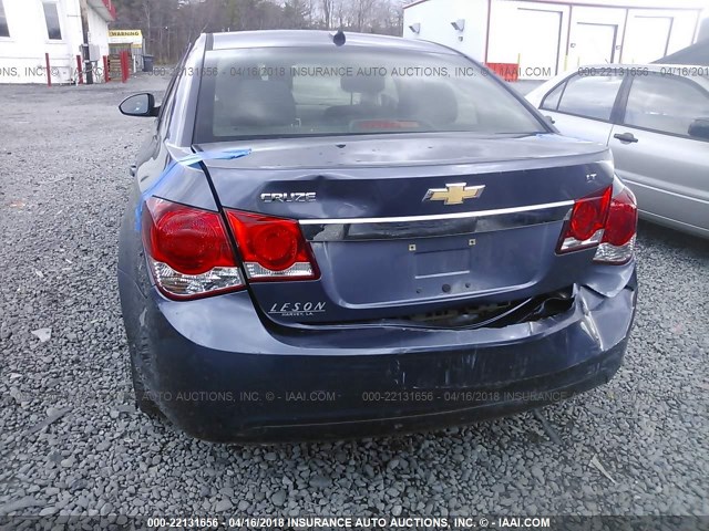 1G1PC5SB3D7233703 - 2013 CHEVROLET CRUZE LT BLUE photo 6