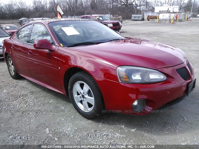 2G2WP552561247528 - 2006 PONTIAC GRAND PRIX RED photo 1