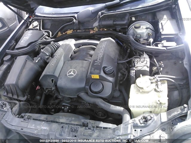 WDBJF65J7YB127169 - 2000 MERCEDES-BENZ E 320 BLACK photo 10