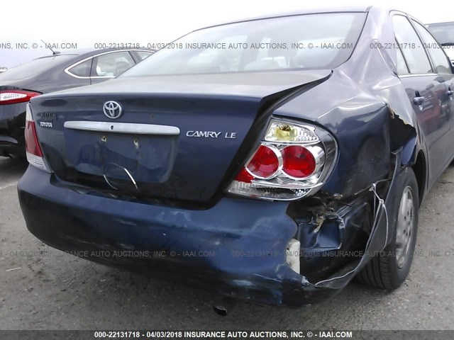 4T1BE32K86U142605 - 2006 TOYOTA CAMRY LE/XLE/SE Dark Blue photo 6