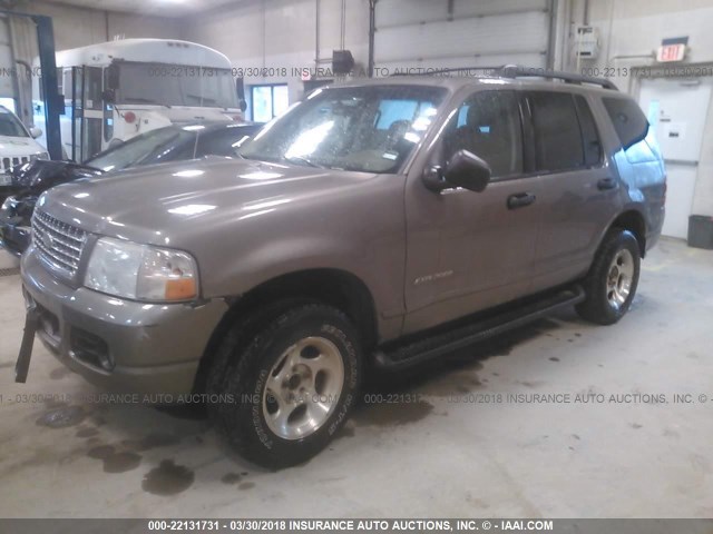 1FMZU73E15UB39206 - 2005 FORD EXPLORER XLT/XLT SPORT/NBX TAN photo 2