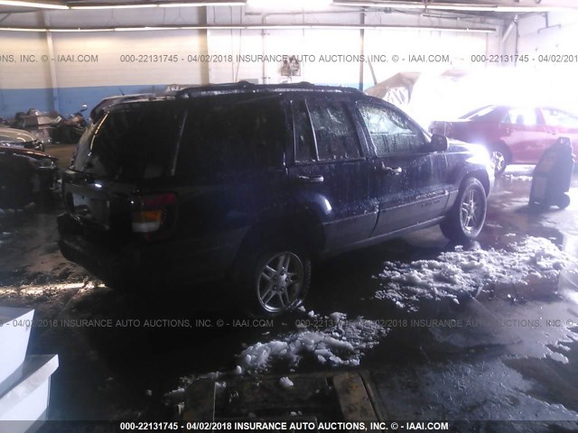 1J4GW48S44C108582 - 2004 JEEP GRAND CHEROKEE LAREDO/COLUMBIA/FREEDOM 蓝色 照片 4