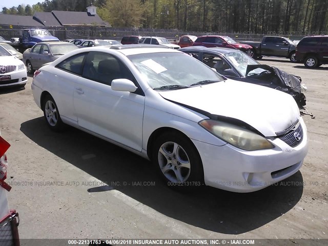 4T1CE38P64U778931 - 2004 TOYOTA CAMRY SOLARA SE/SLE WHITE photo 1