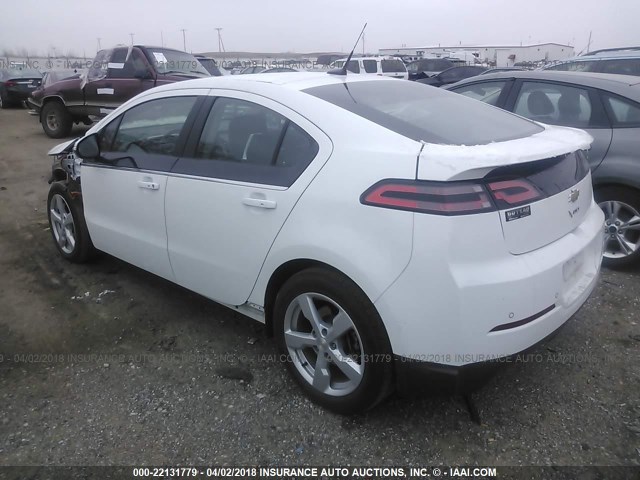 1G1RA6E42EU156505 - 2014 CHEVROLET VOLT WHITE photo 3