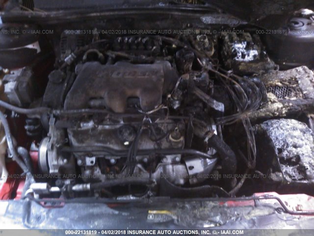 1G2NG52E94M649659 - 2004 PONTIAC GRAND AM SE2 RED photo 10